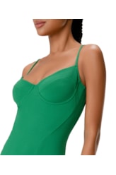 Maiô Madonna Ondas Maraca Verde Bandeira