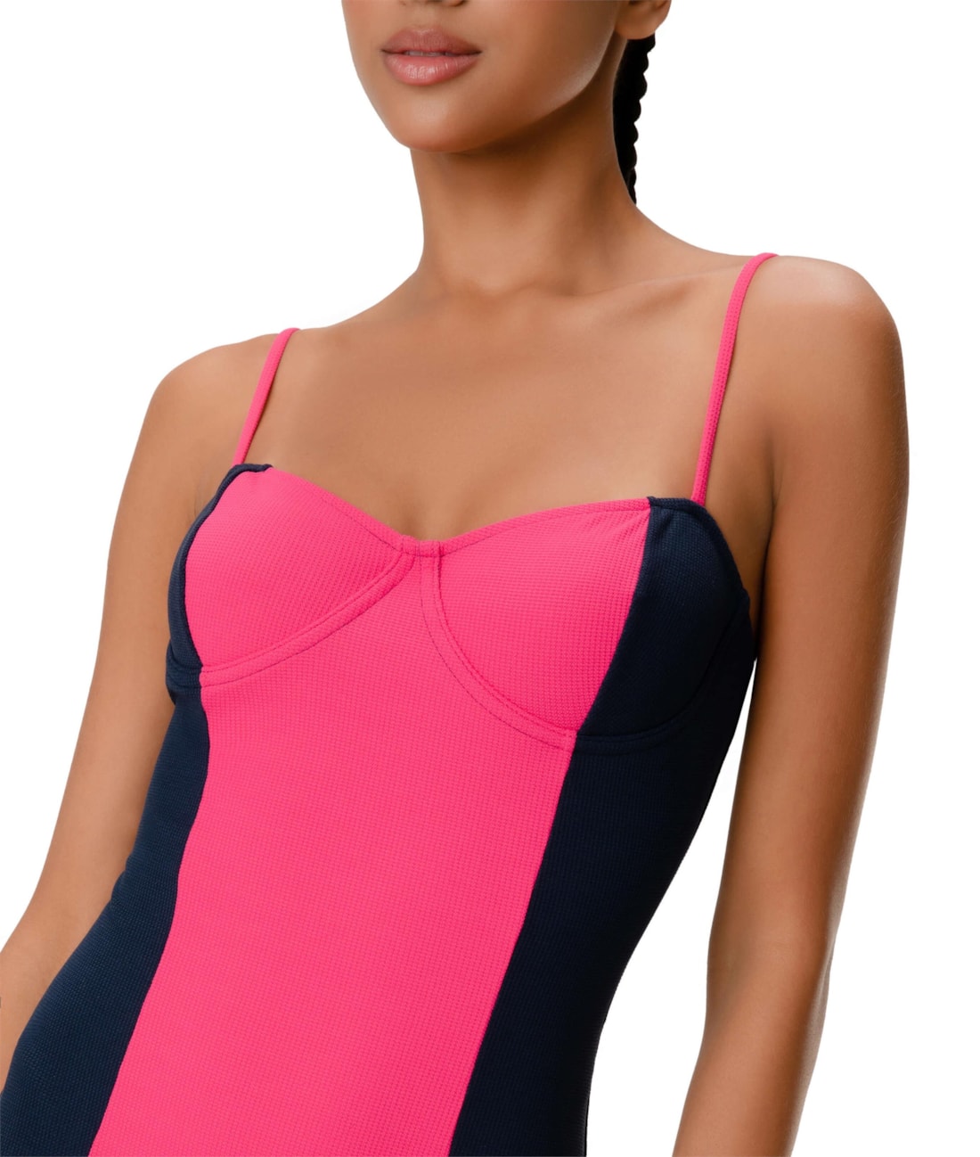 Maiô Meia Taça Bicolor Comfort Ipanema Marinho