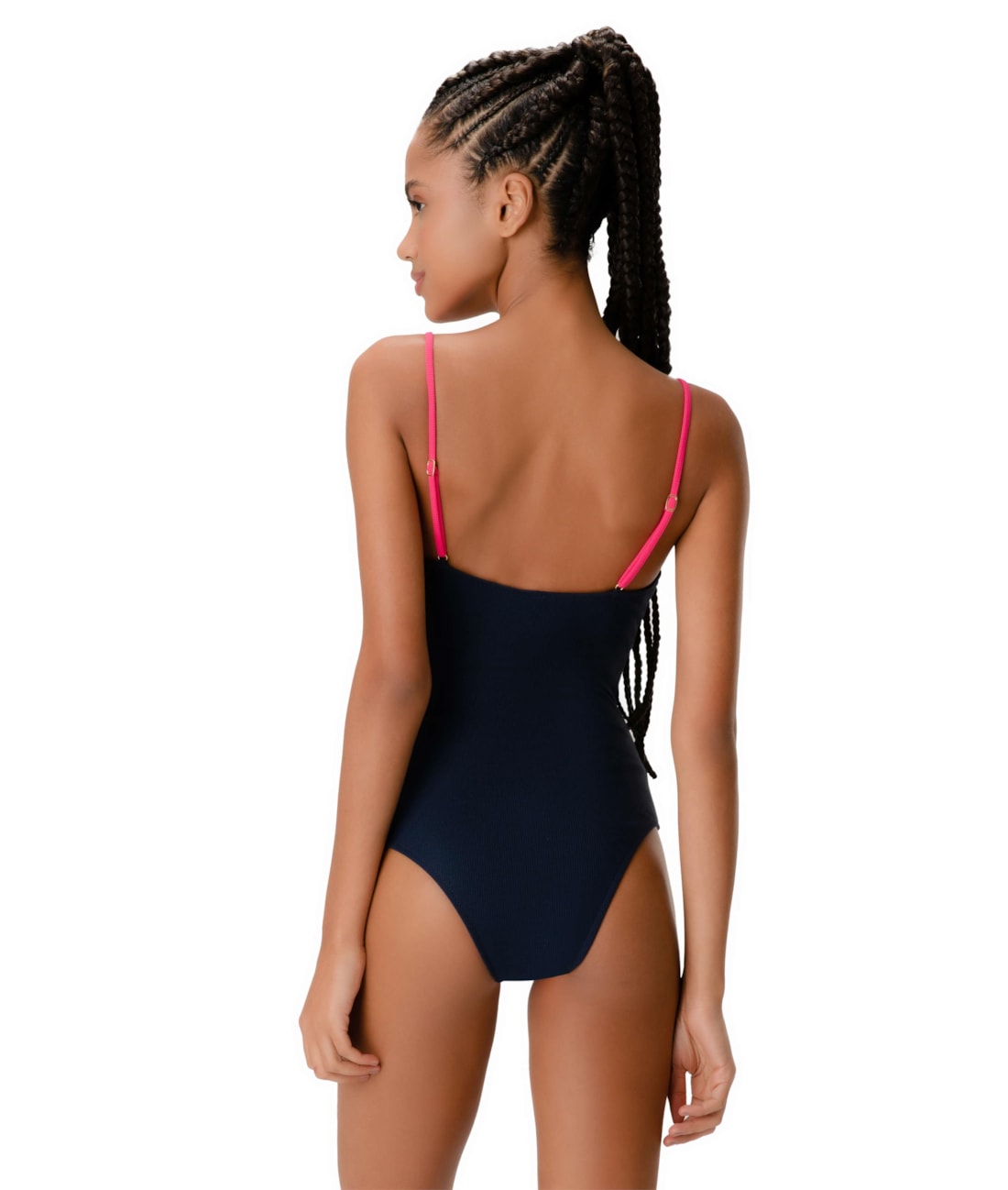 Maiô Meia Taça Bicolor Comfort Ipanema Marinho