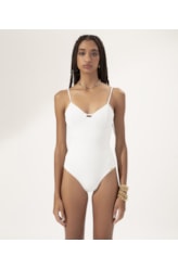 Maiô Meia Taça Comfort Wishes Off White