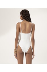 Maiô Meia Taça Comfort Wishes Off White