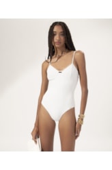 Maiô Meia Taça Comfort Wishes Off White