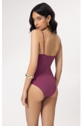 Maiô Meia Taça Madonna Clássicos Mauve