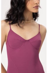 Maiô Meia Taça Madonna Clássicos Mauve