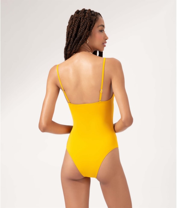 Maiô Meia Taça Madonna Clássicos Mostarda