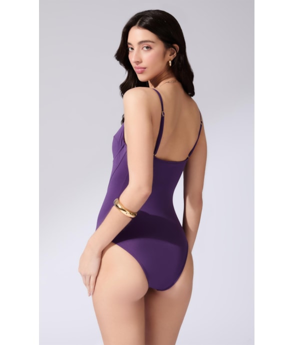 Maiô Meia Taça Madonna Coast Violeta