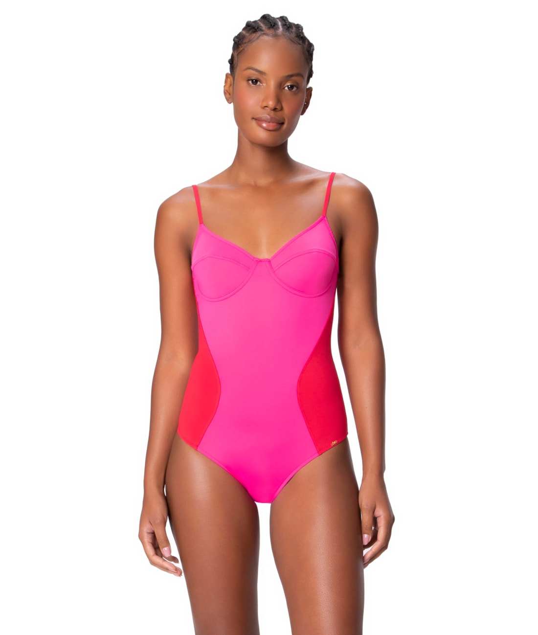 Maiô Meia Taça Madonna Isla Pink