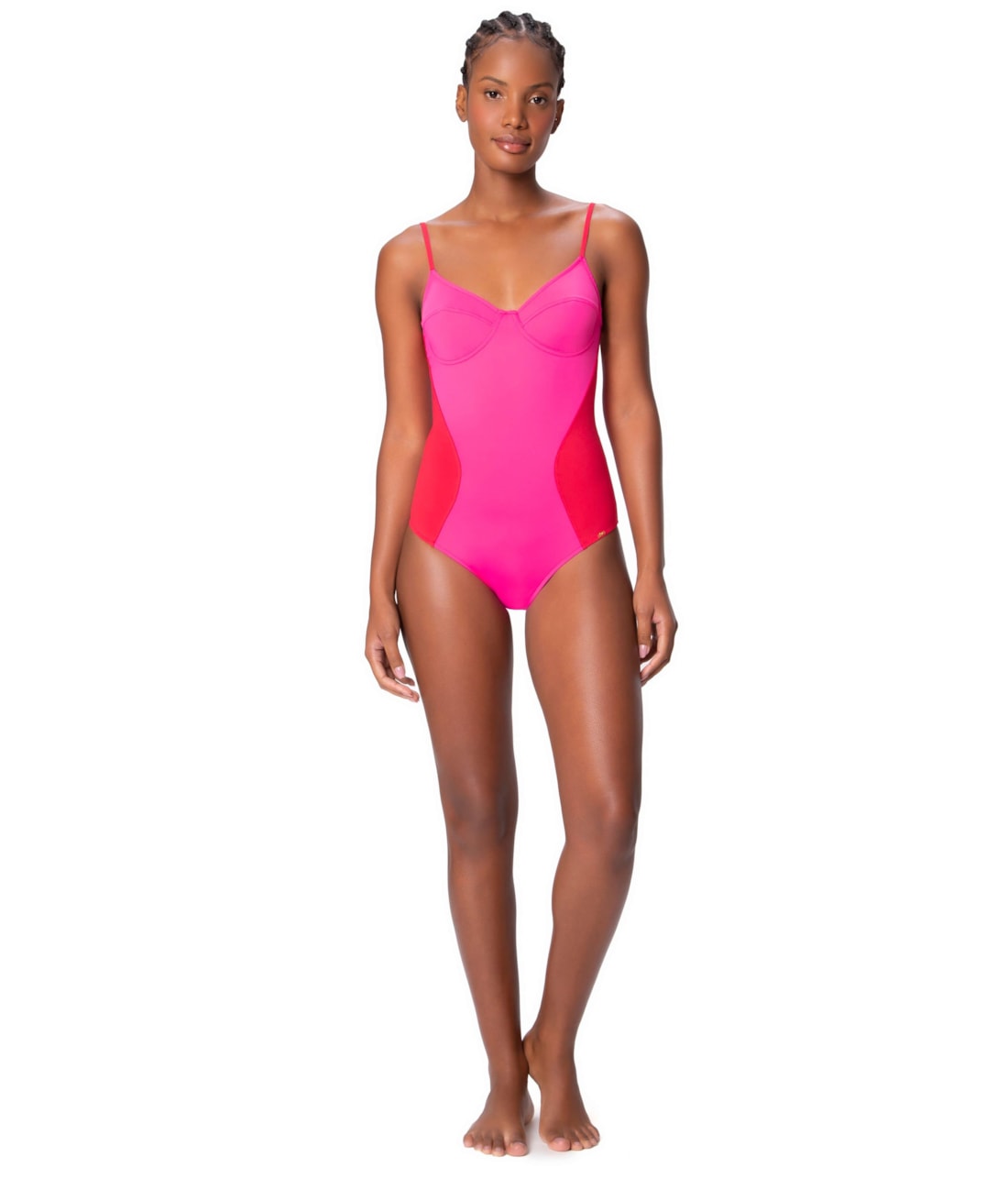 Maiô Meia Taça Madonna Isla Pink