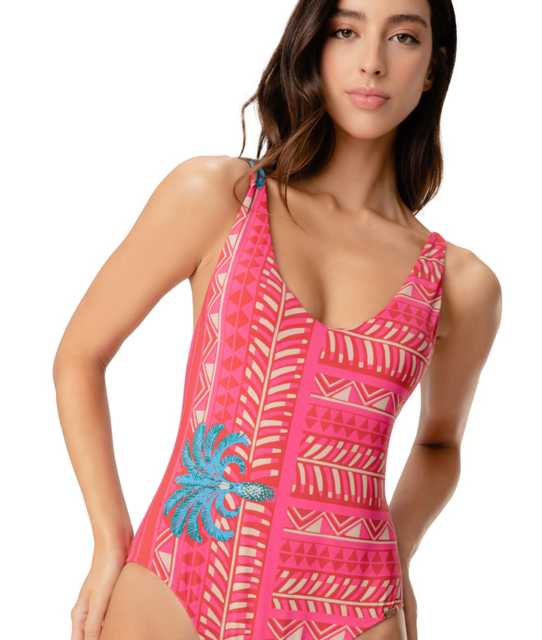 Maiô Minimal Sombrero Pink