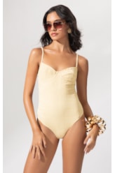 Maiô New Madonna Comfort Marée Amarelo Manteiga