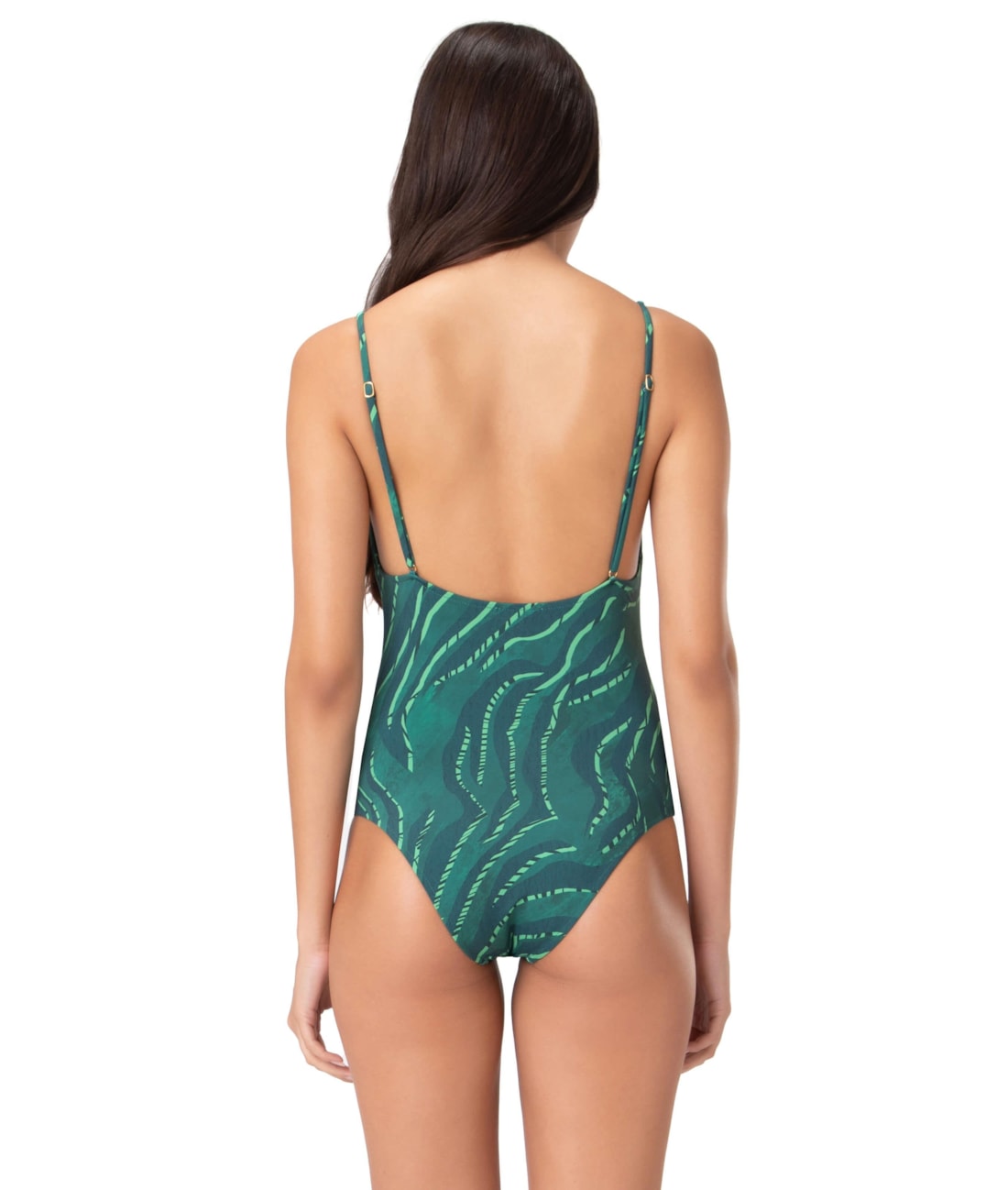 Maiô Regata Minimal Tigra Verde Escuro