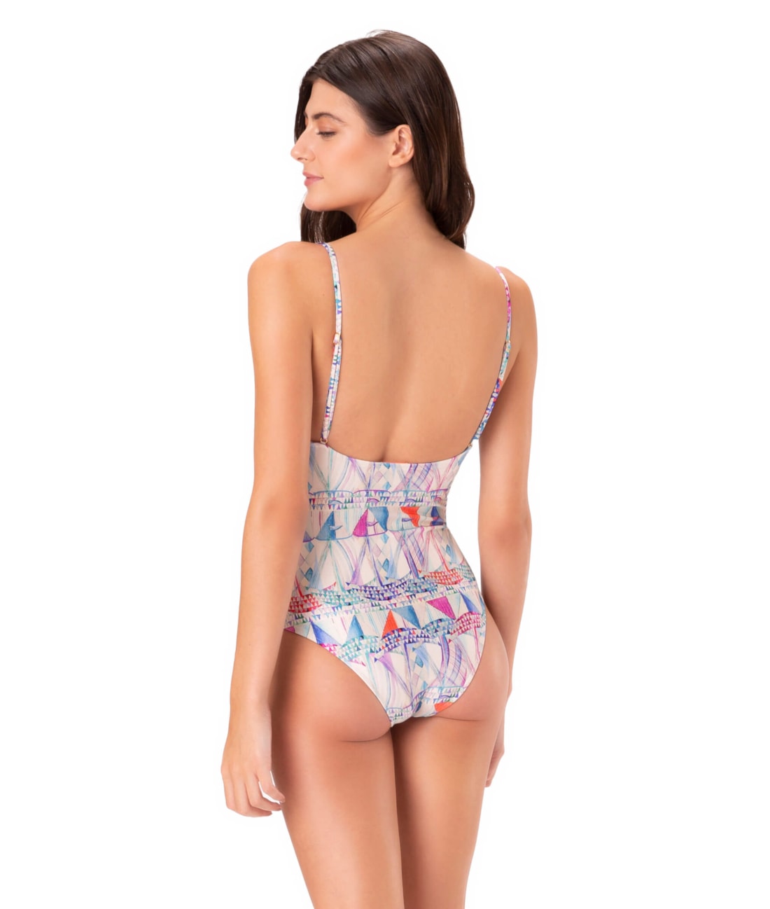 Maiô Regata Recort Comfort Veleiros Off White