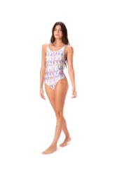 Maiô Regata Recort Comfort Veleiros Off White
