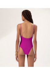 Maiô Regata Vivo Madras Violeta