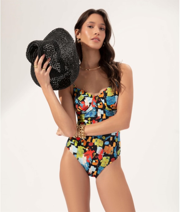 Maiô Triângulo Comfort Maiôrca Preto