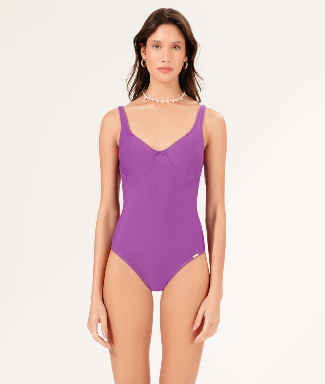 Maiô Triângulo Comfort Pop Violeta