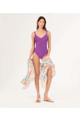 Maiô Triângulo Comfort Pop Violeta