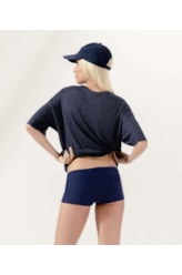 Mini Shorts Sporty Marinho