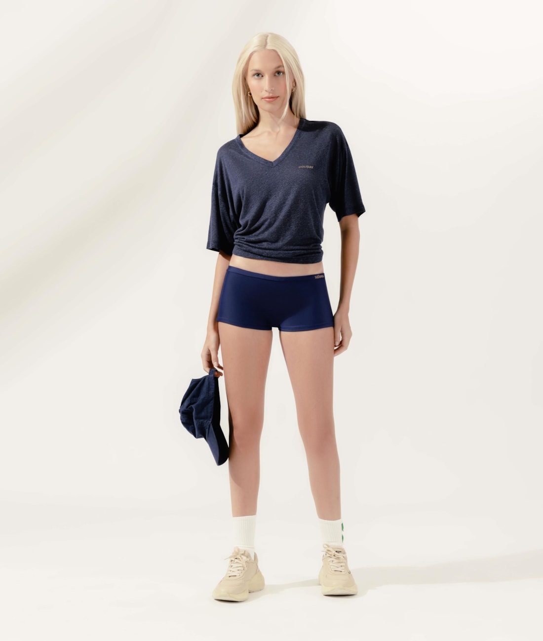 Mini Shorts Sporty Marinho