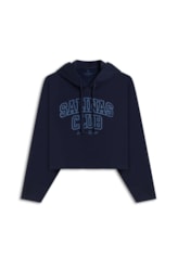 Moletom Cropped Salinas Club Marinho