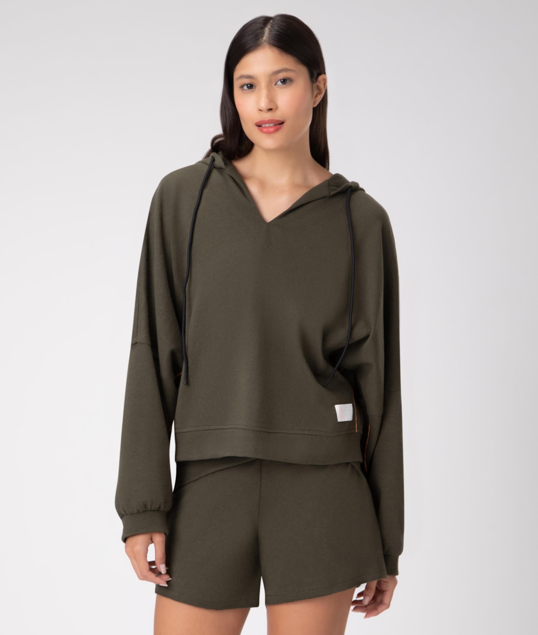 Moletom Heavy Cotton Verde Militar