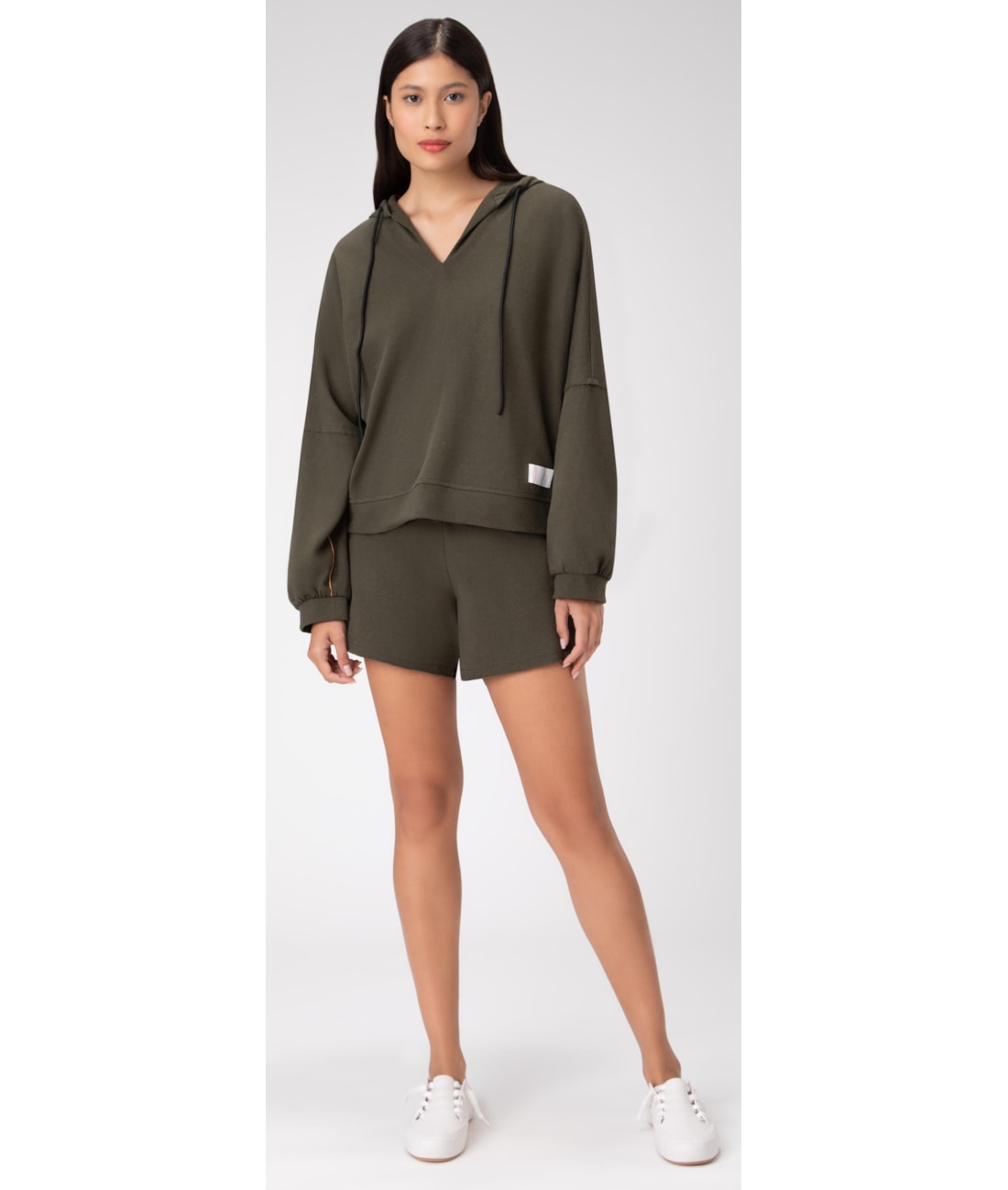 Moletom Heavy Cotton Verde Militar
