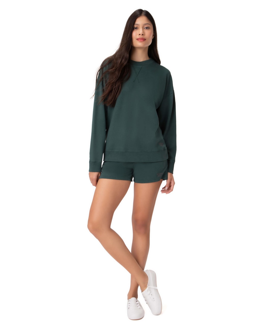 Moletom Holiday Fleece Verde Escuro