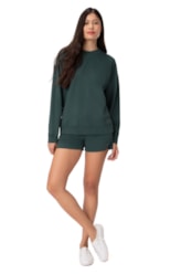 Moletom Holiday Fleece Verde Escuro