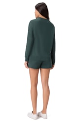 Moletom Holiday Fleece Verde Escuro