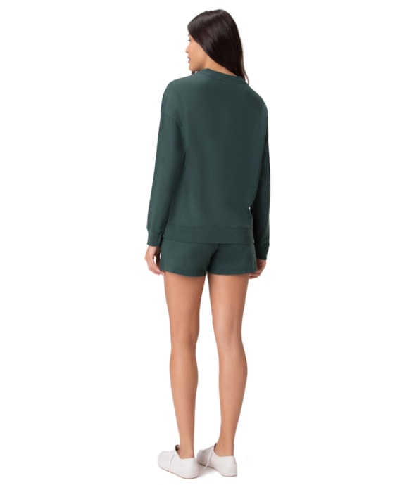 Moletom Holiday Fleece Verde Escuro