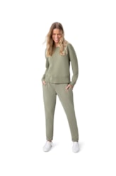 Moletom Holiday Garment Dye Verde Militar