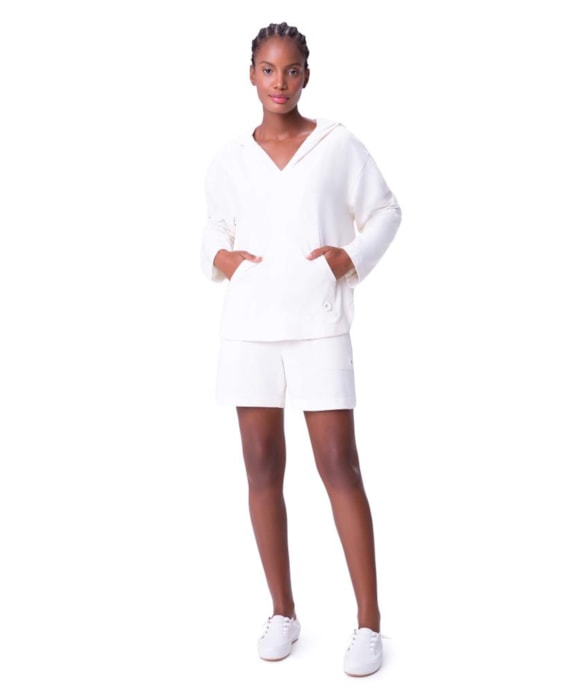 Moletom Holiday Linen Twill Natural