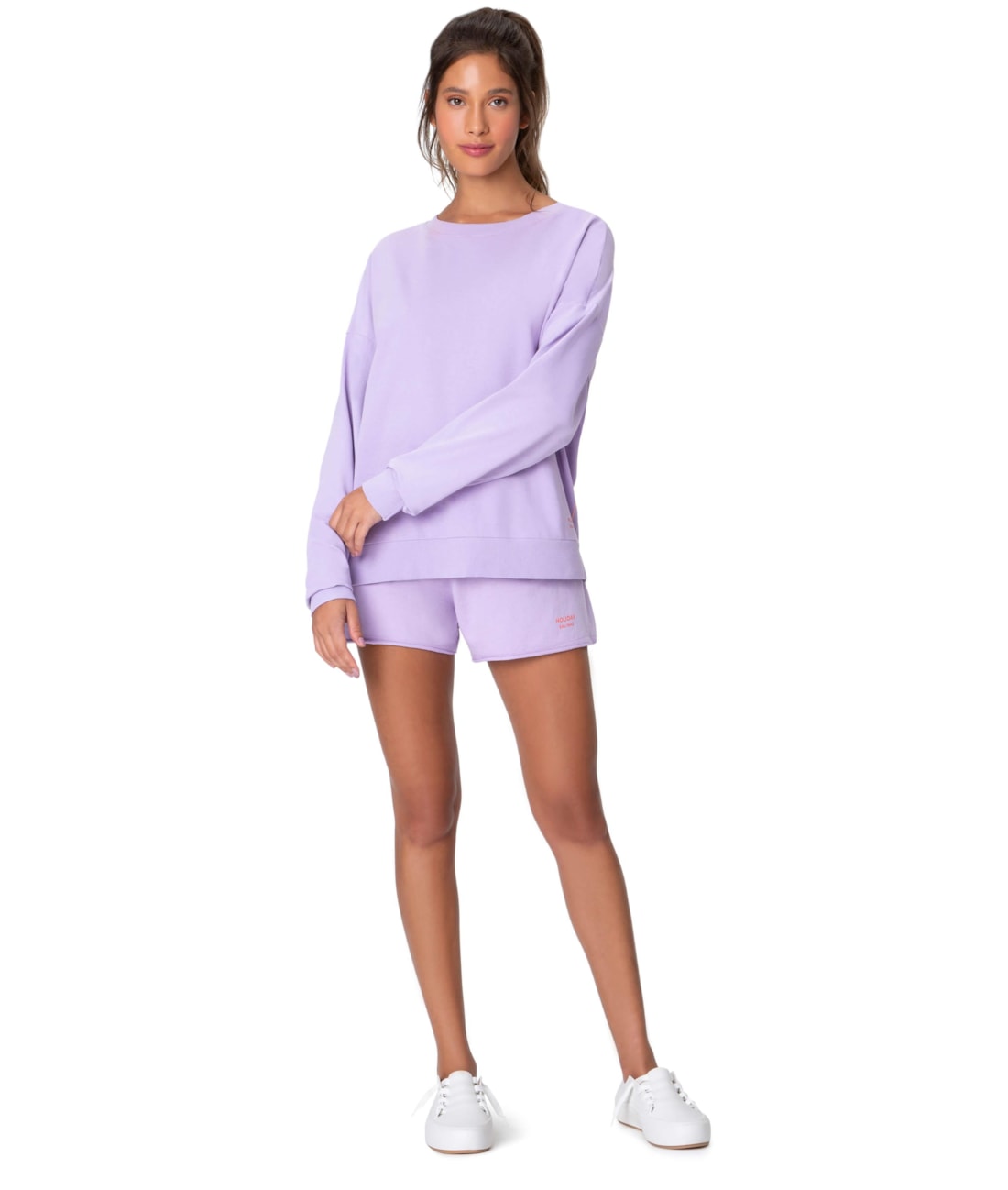 Moletom Holiday Vicky Lilas
