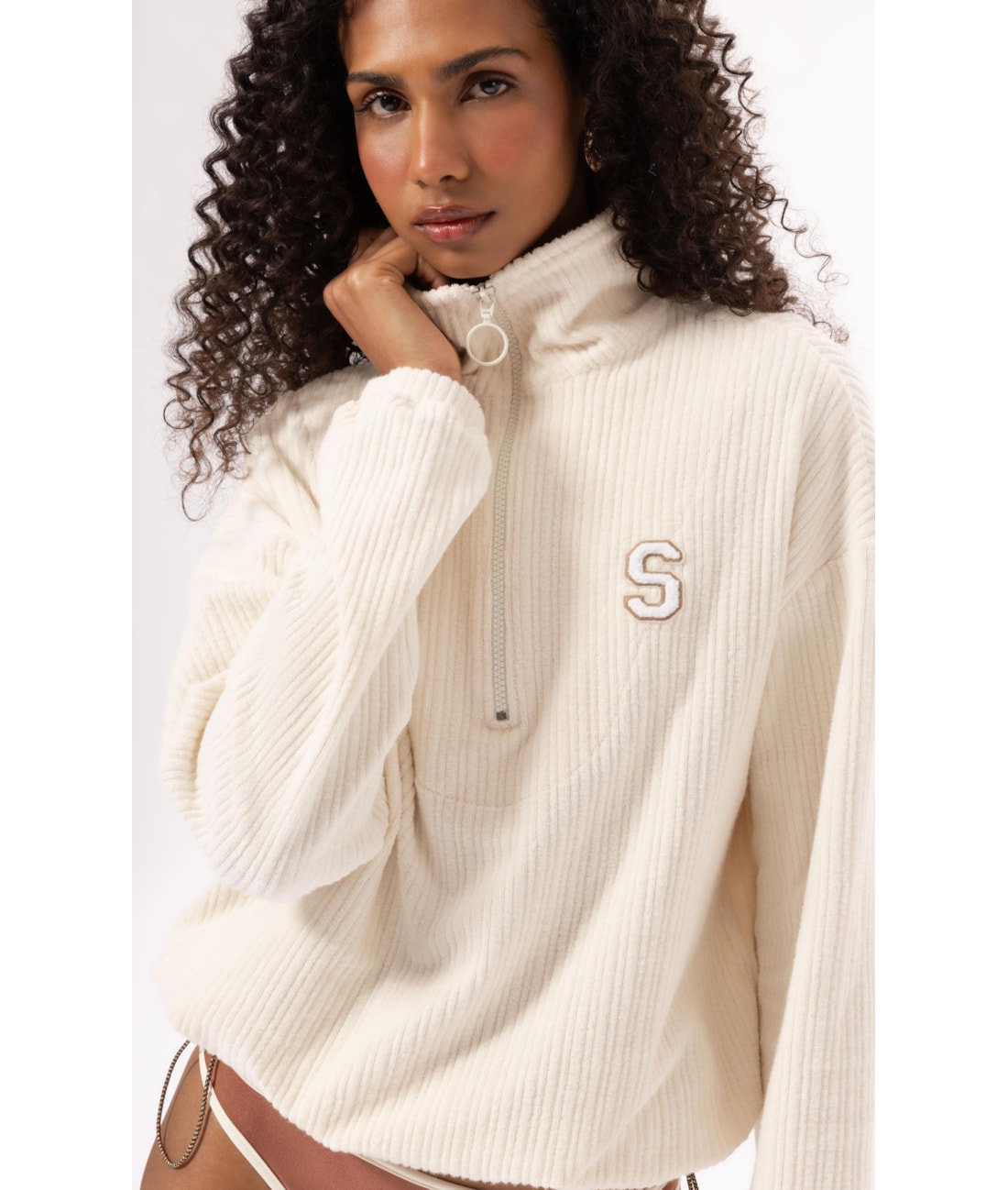 Moletom Malha Snow Off White