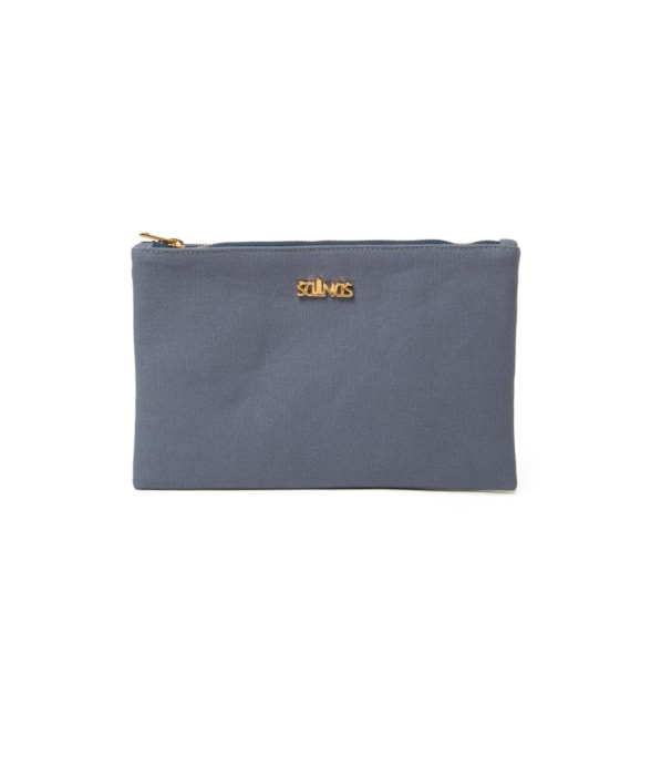Necessaire Enveloope Gabrielle Salinas Azul Jeans