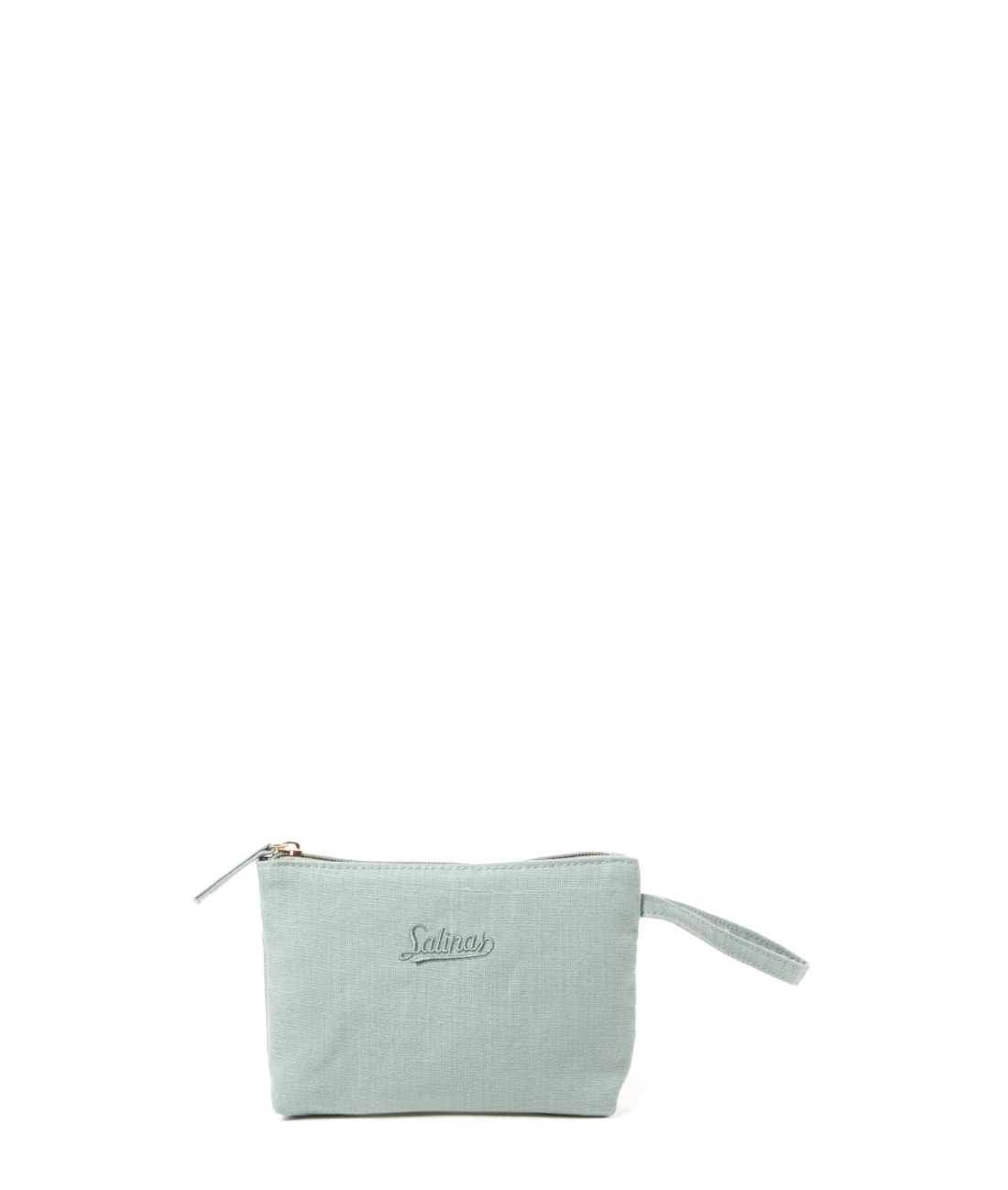 Necessaire Pequena de Linho Siren Salina Verde Claro