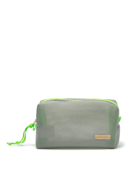 Necesseire Resort Mesh Salinas Azul Seco