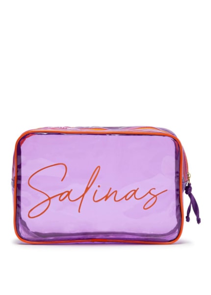 Necesseire Resort Tricolor Salinas Roxo