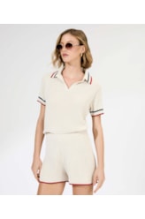 Polo Tricot College Off White