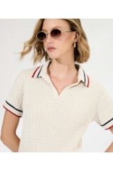 Polo Tricot College Off White