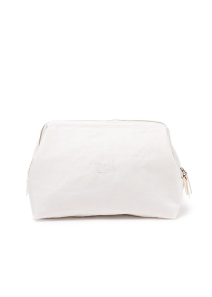 Pouch Structured Salinas Linen Off White