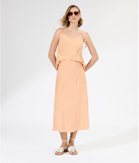 Regata Alcinha Satin Waves Laranja