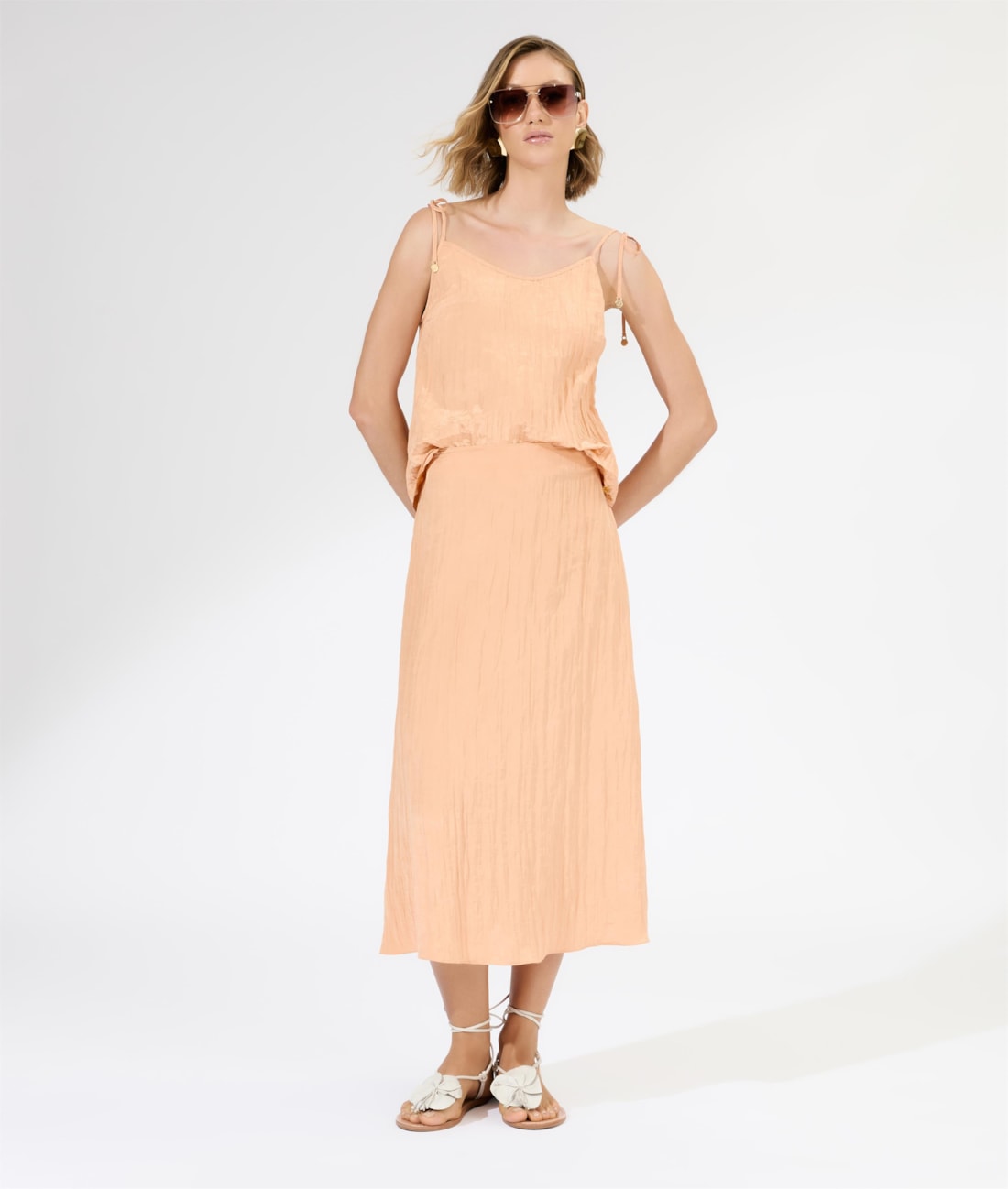 Regata Alcinha Satin Waves Laranja