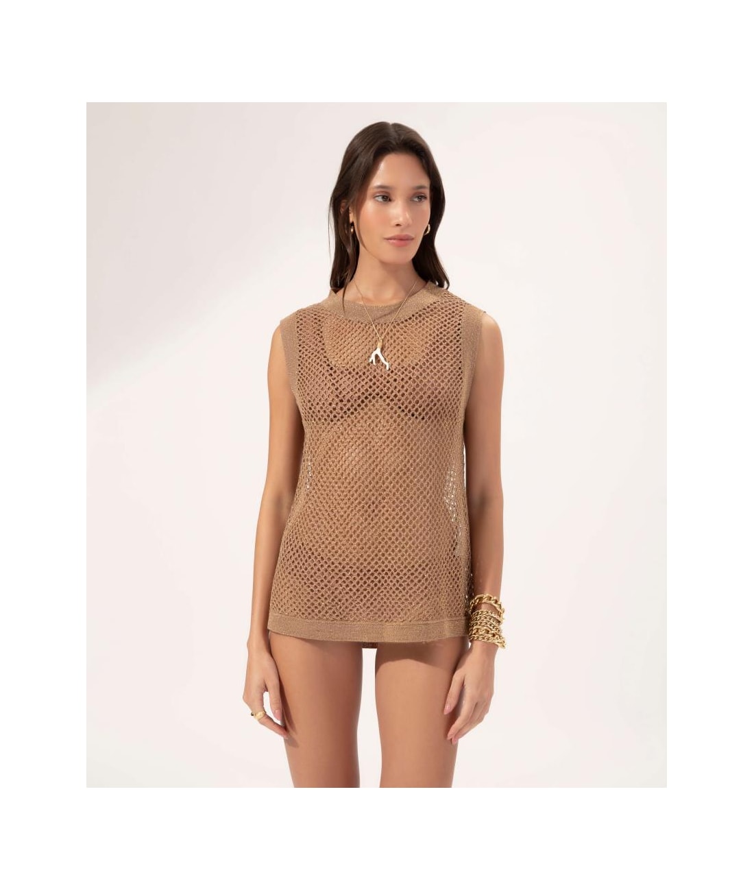 Regata Alongada Tricot Lure Bronze