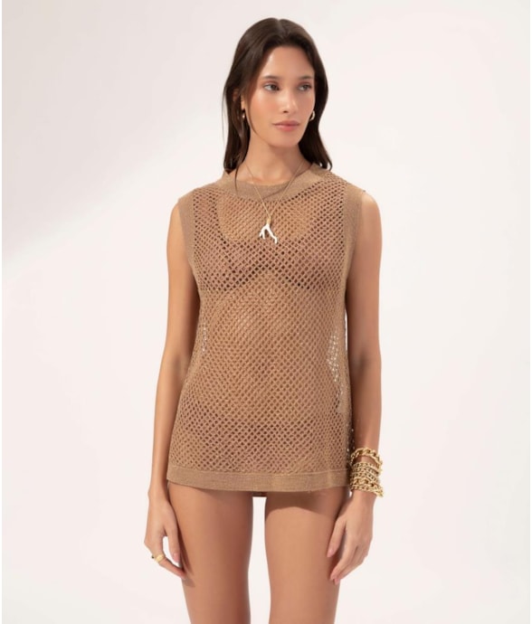 Regata Alongada Tricot Lure Bronze