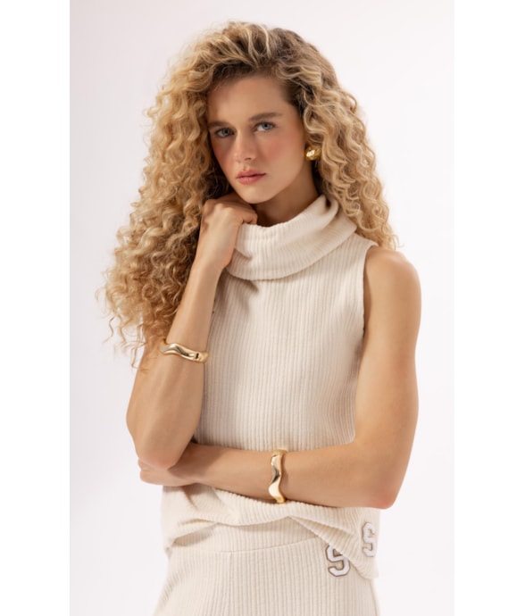 Regata Malha Snow Off White