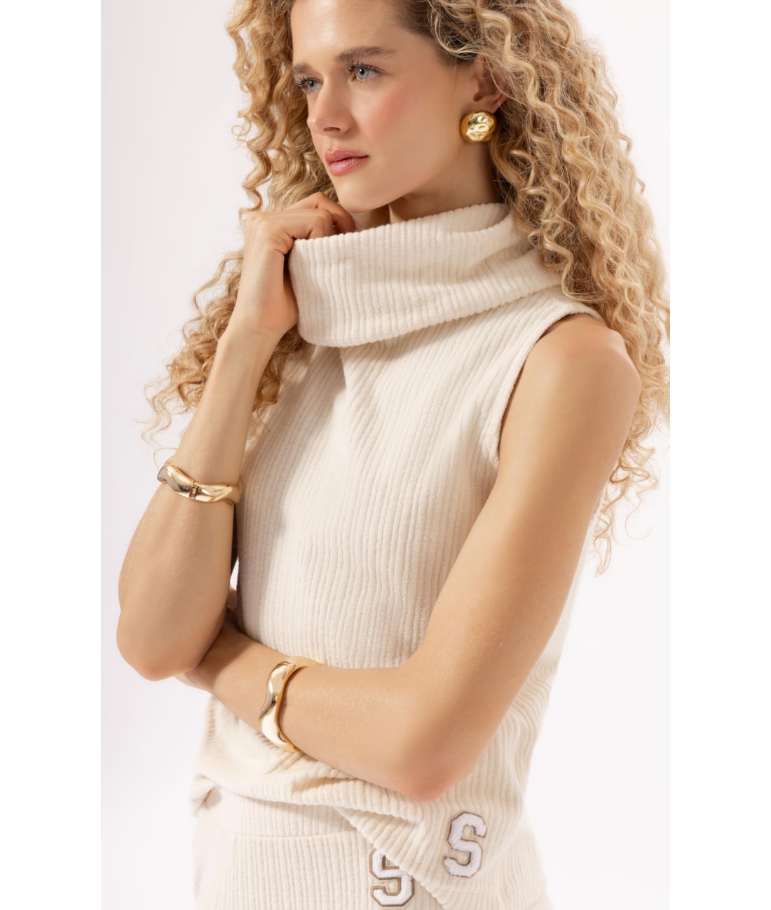 Regata Malha Snow Off White