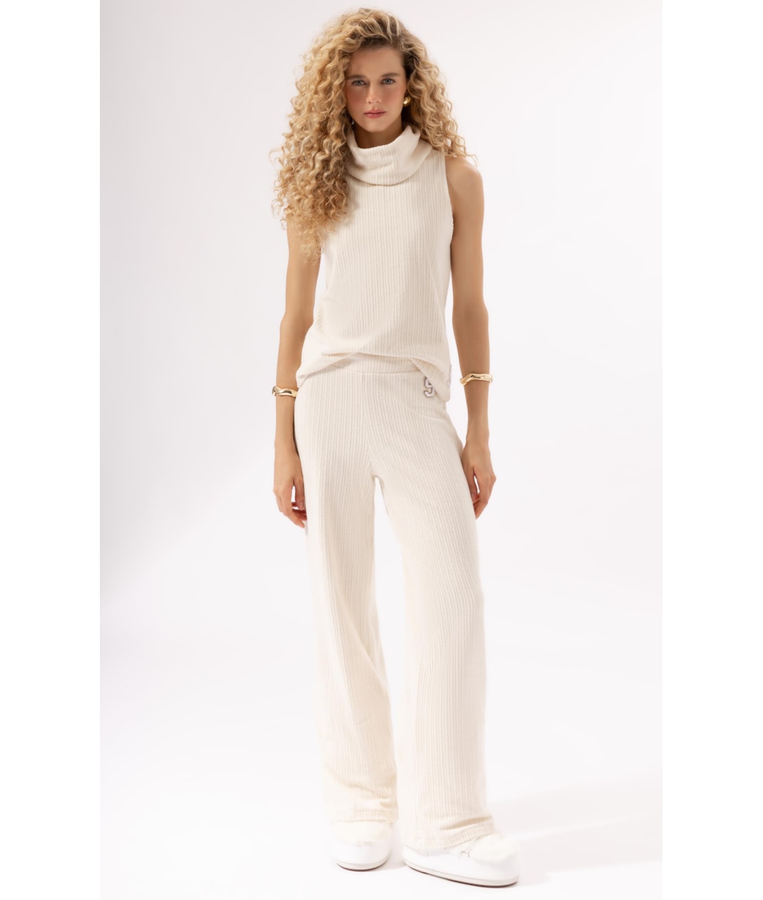Regata Malha Snow Off White
