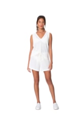 Regata Malha Tricot Off White