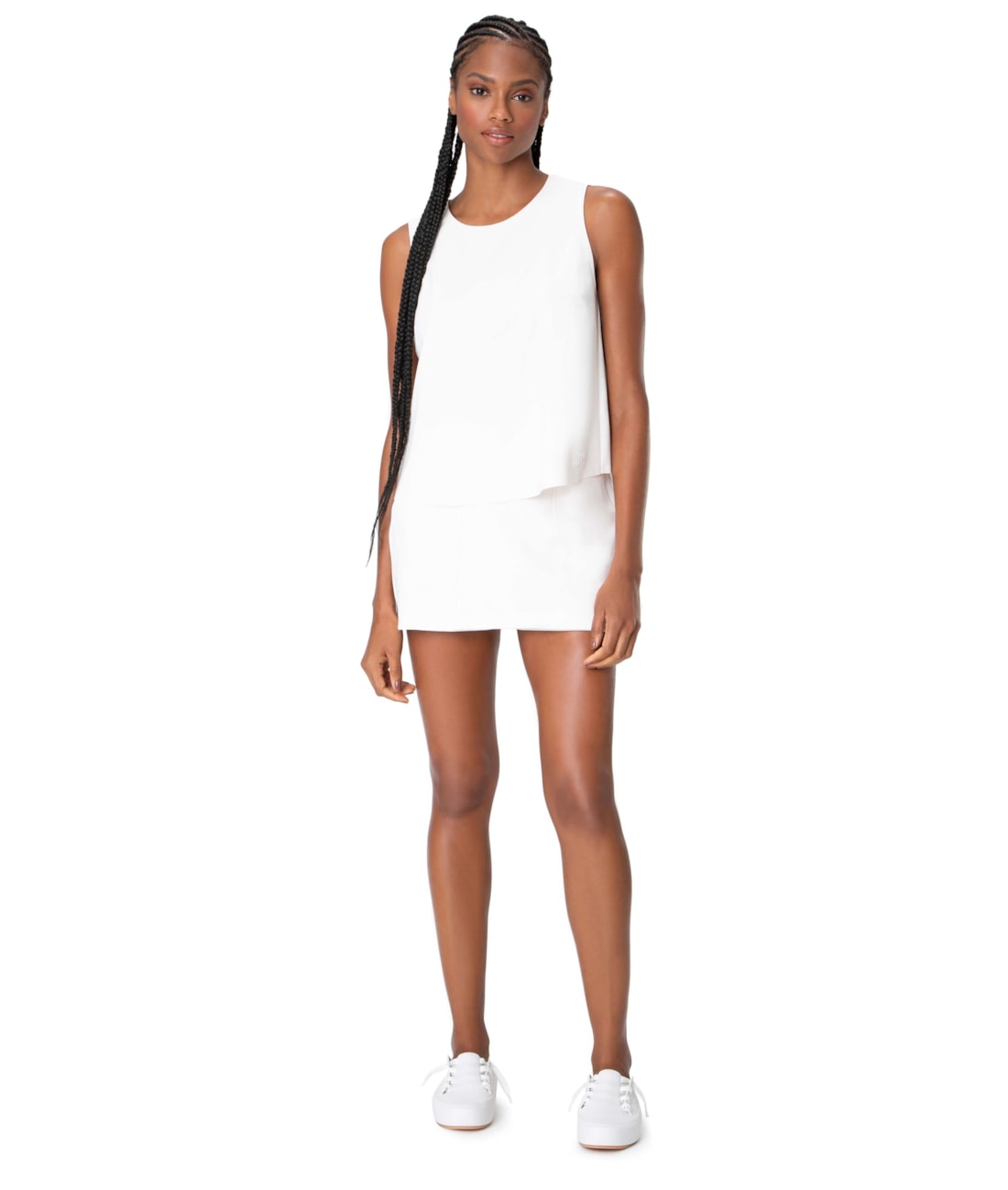 Regata Ponto Roma Decote Costas Off White